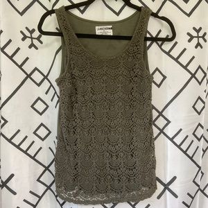 Lace tank top